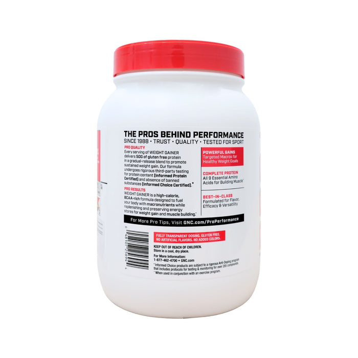 Proteína Gnc Weight Gainer  Vanilla Ice Cream  X 922.5G