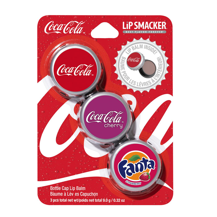 Lip Smaker Balsamo Labial Tapa Clasica Trio Coca Cola