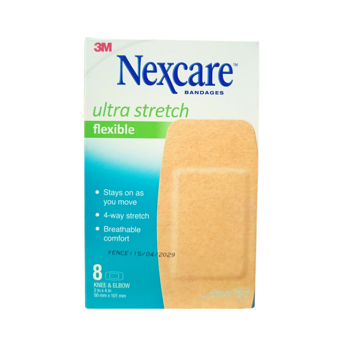 Nexcare Band Flexible Codo Y Rodilla X Unidad