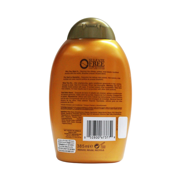 Acondicionador Ogx Carbón Desintoxicante Y Kaolin Clay X 385Ml