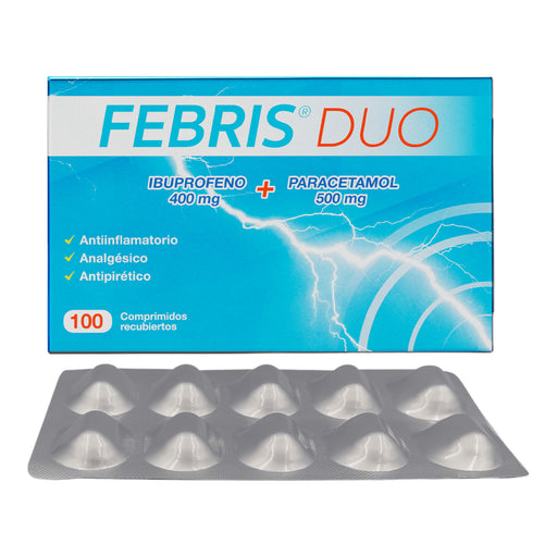 Febris Duo Ibuprofeno Paracetamol X Tableta