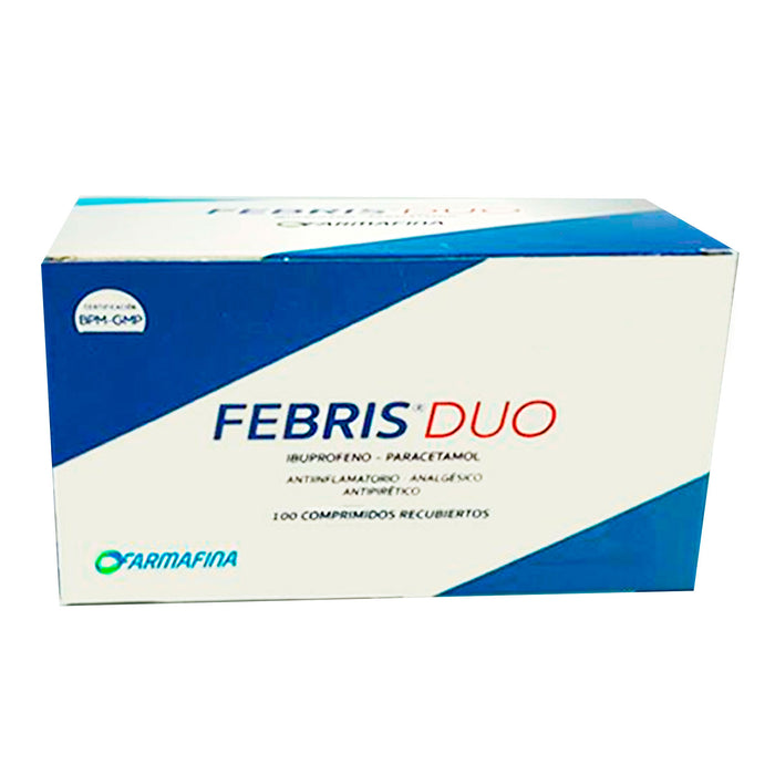 Febris Duo Ibuprofeno Paracetamol X Tableta