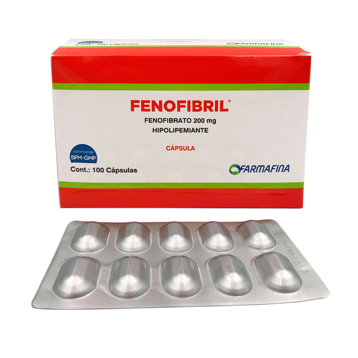 Fenofibril 200Mg Fenofibrato X Capsula