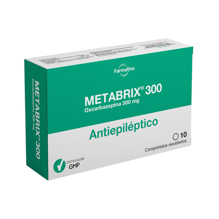 Metabrix 300Mg Oxcarbazepina X Comprimido