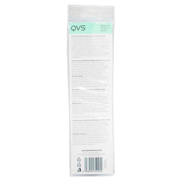 Qvs Pedicure Removedor De Callo Acero Inox