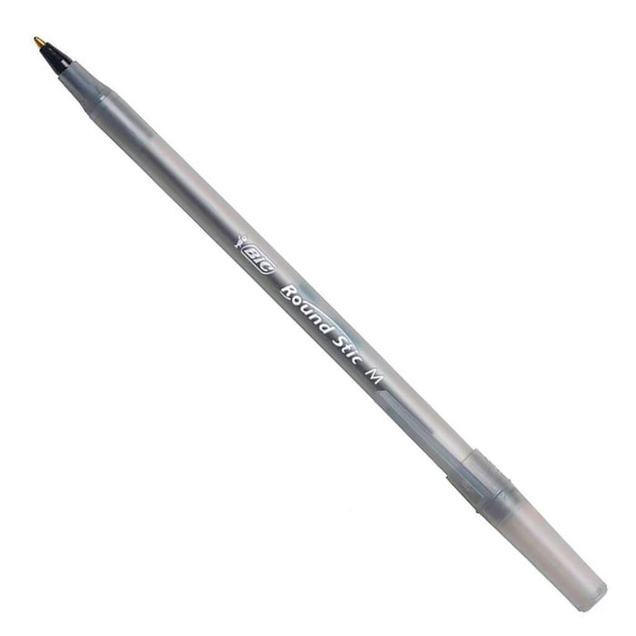 Bic Boligrafo Round Stic X 12 Unid Negro