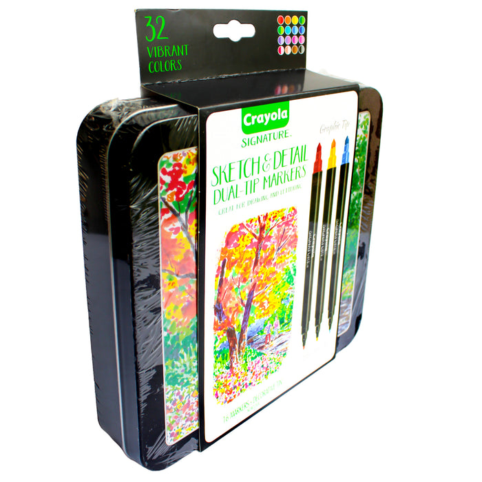 Crayola Marcadores Signature Dual X 16 Piezas