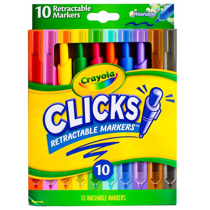 Crayola Marcadores Retactiles X 10 Piezas