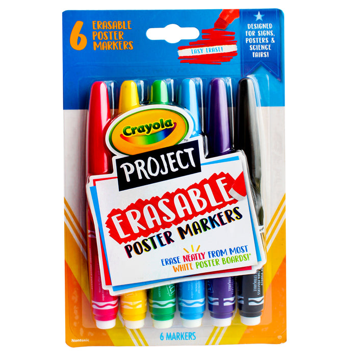 Crayola Marcadores Borrables X 6 Piezas