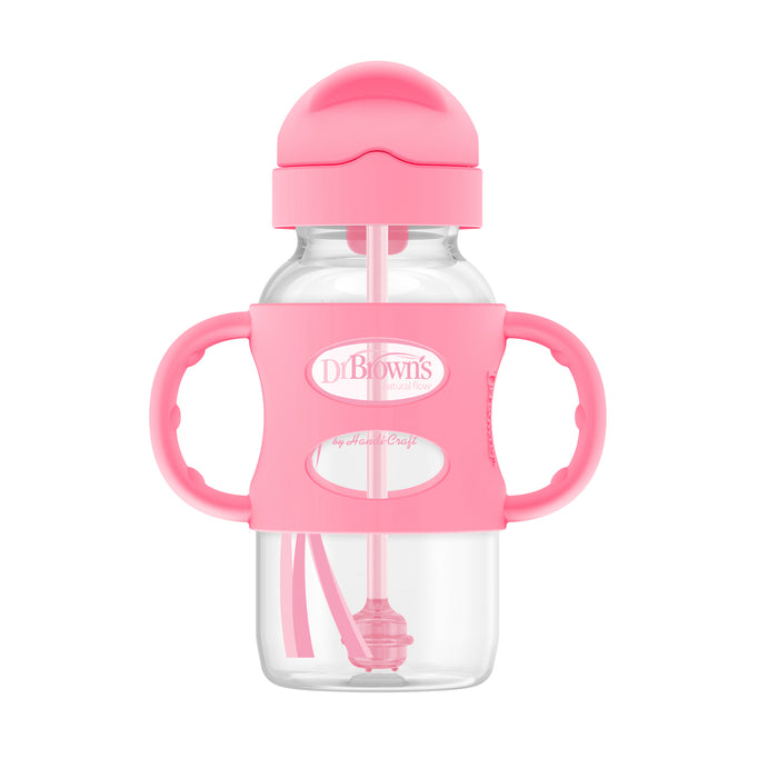 Dr Browns Tomatodo Con Bombilla 270Ml Rosa 6M+