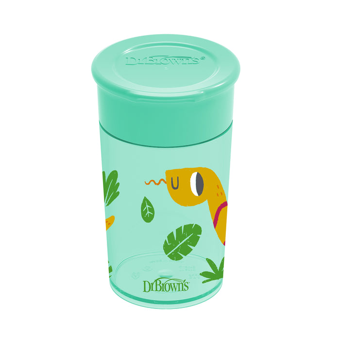 Dr Browns Vaso Antiderrame 360 Verde Con Diseño 9M+