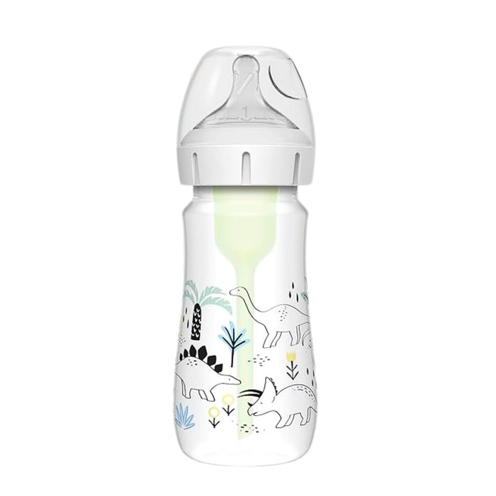 Mamadera Dr Browns Boca Ancha Dino 0M+ X 270Ml