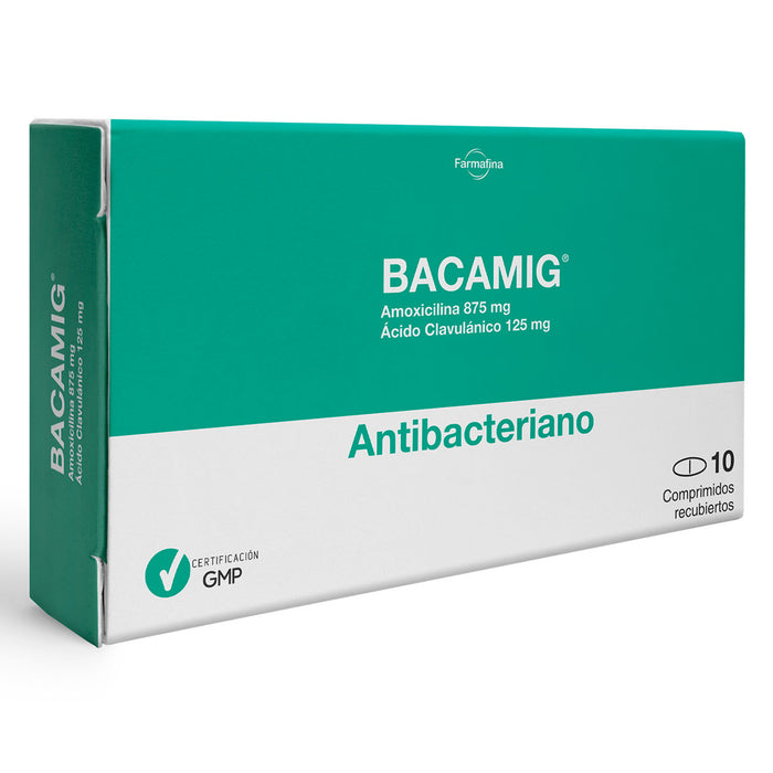 Bacamig Amoxicilina 875 Acido Clavulanico 125Mg X Comprimido