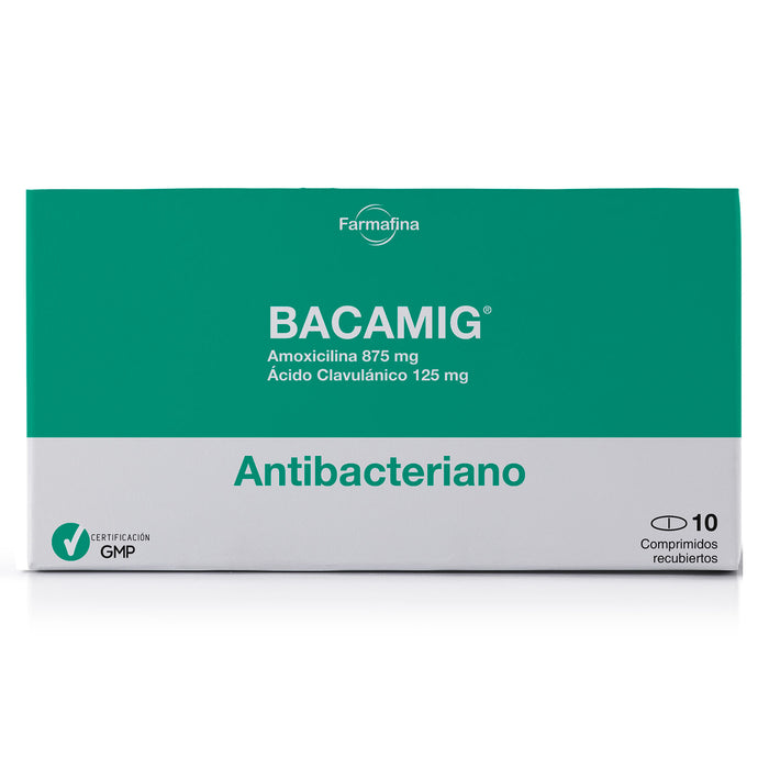 Bacamig Amoxicilina 875 Acido Clavulanico 125Mg X Comprimido