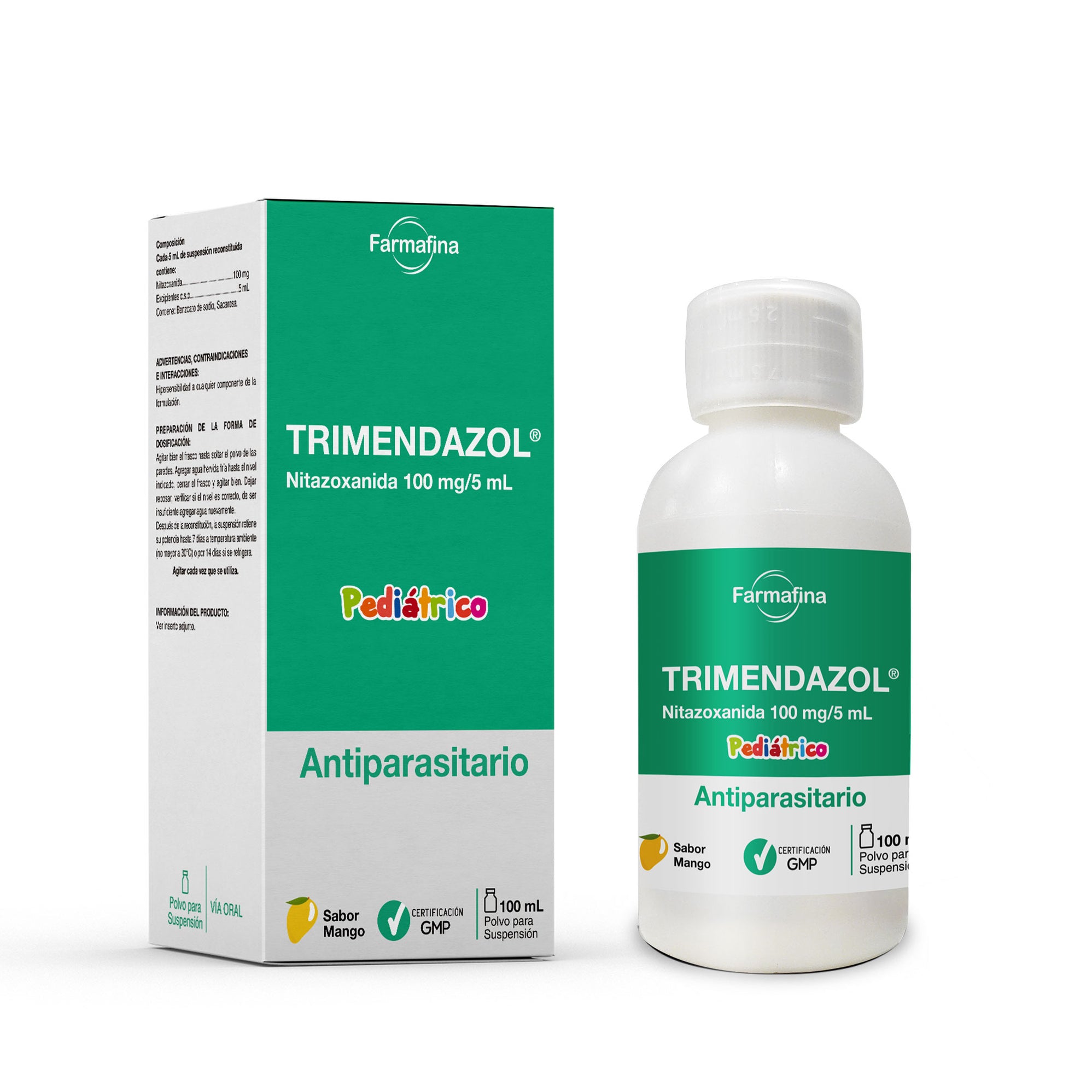 Paramix 100Mg 5Ml Susp X 30Ml Nitazoxanida— Farmacorp