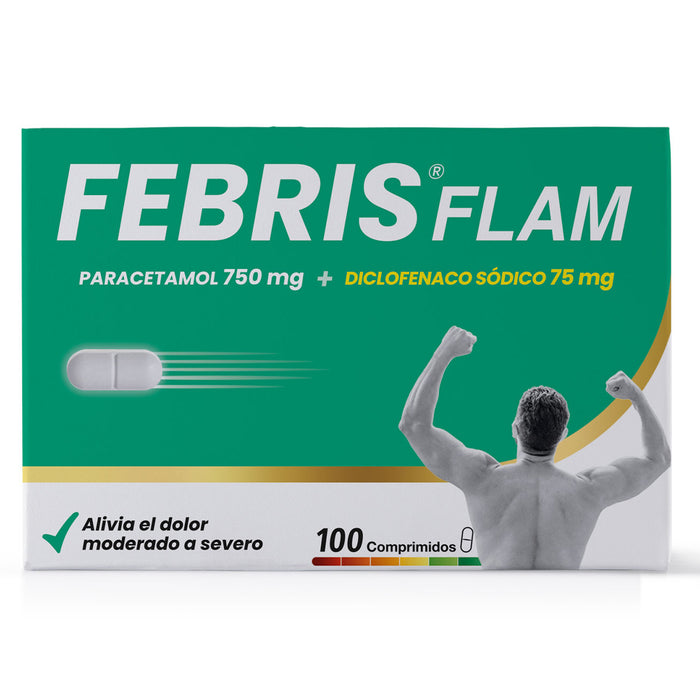 Febris Flam Paracetamol Diclofenaco X Comprimido