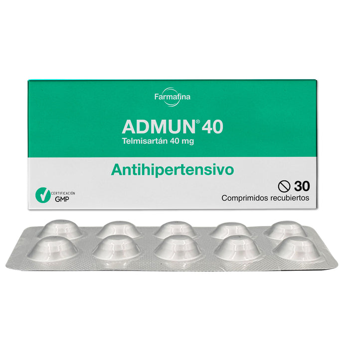 Admun 40Mg Telmisartan X Comprimido