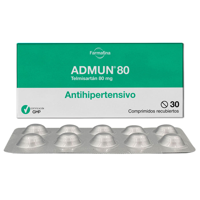 Admun 80Mg Telmisartan X Comprimido