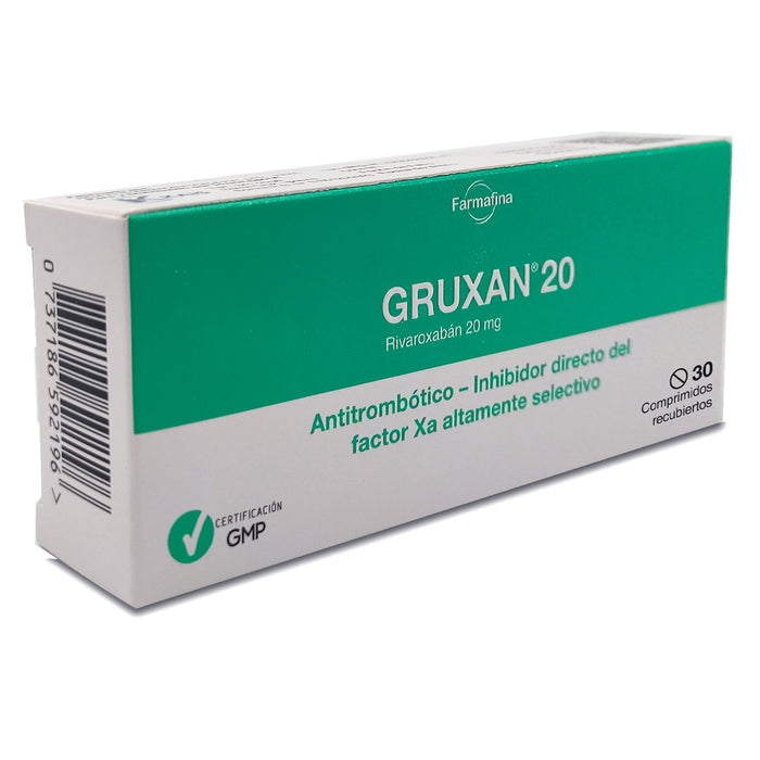Gruxan 20 Rivaroxaban X Comprimido