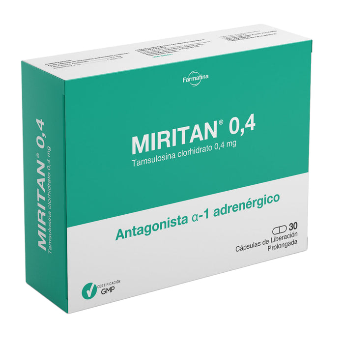 Miritan 0.4Mg Tamsulosina X Capsula De Liberación Prolongada