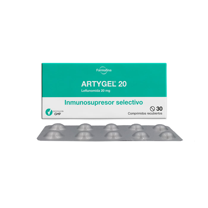 Artygel 20 Mg Leflunomida X Comprimido