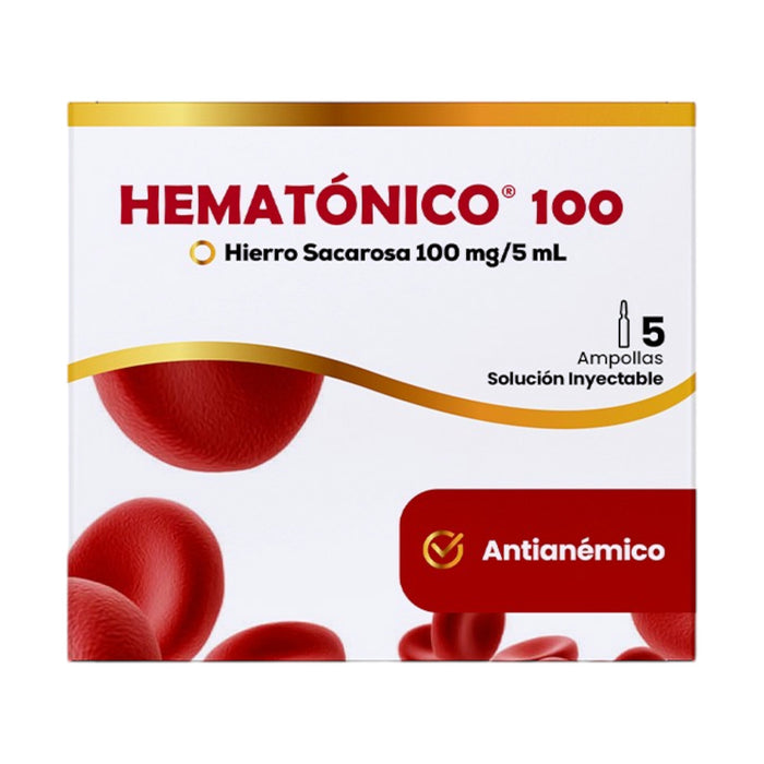 Hematonico 100Mg Hierro Sacarosa Iv X Ampolla/5Ml
