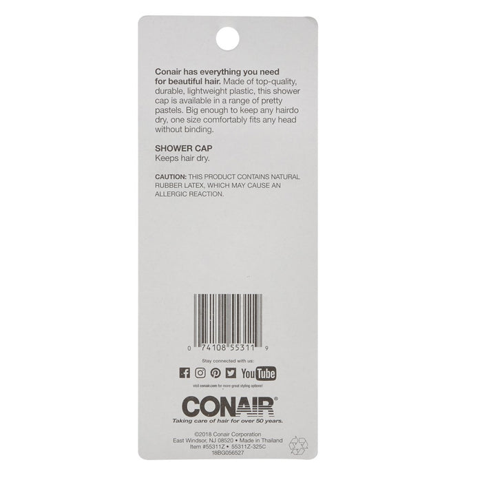 Conair Shower Cap Gorro Azul Claro 55312N
