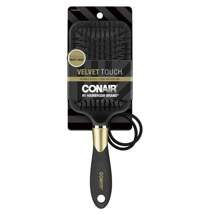 Conair Velvet Touch Paddle Brush Cepillo 77205Z