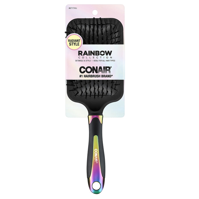 Conair Rainbow Paddle Brush Cepillo Plano (86717)