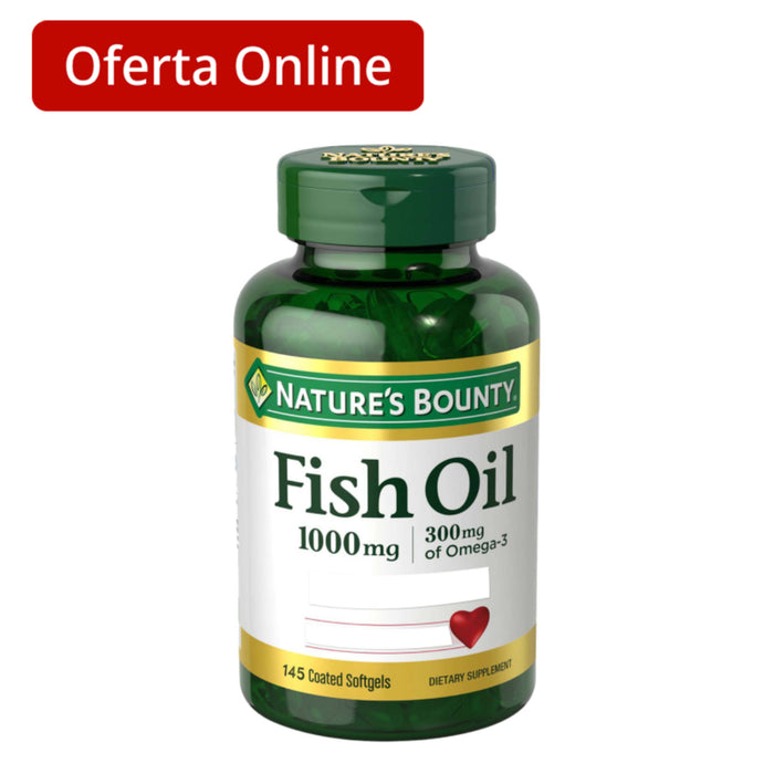 Fish Oil Natures Bounty 1000Mg X 145 Capsulas Blandas