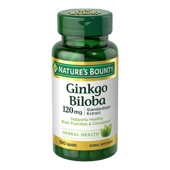 Natures Bounty Ginkgo Biloba 120Mg X 100 Capsulas