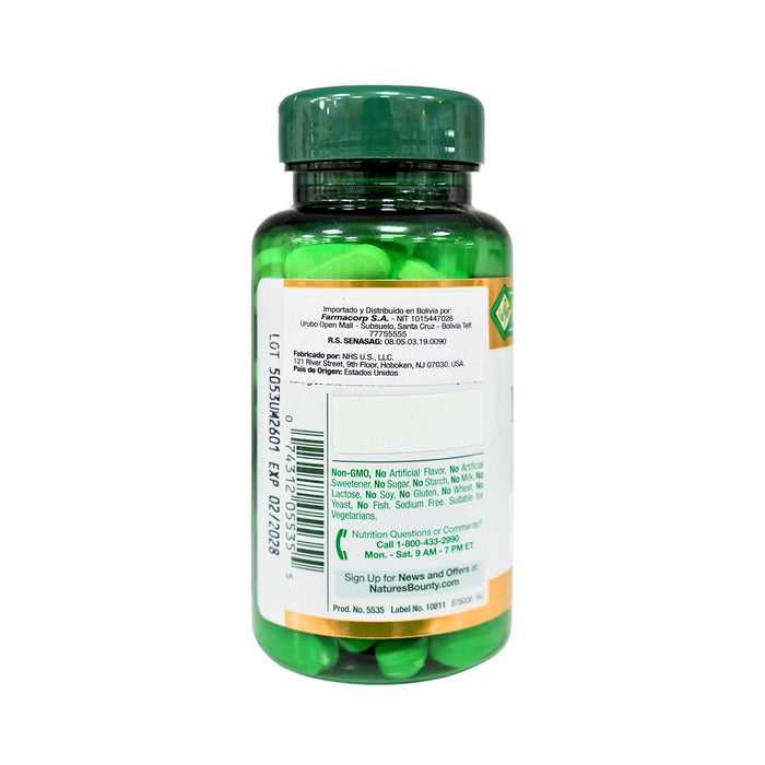 Suplemento Natures Bounty Magnesium 500Mg X 100 Tabletas