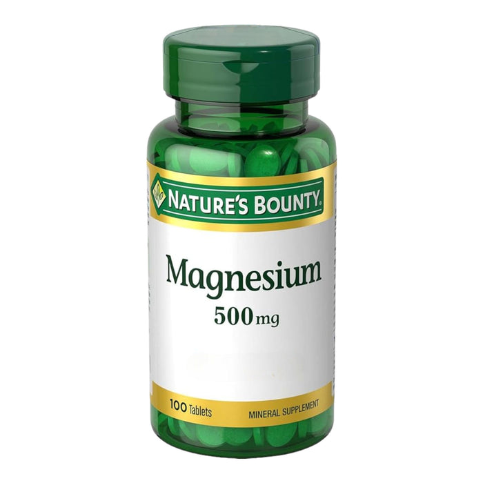 Suplemento Alimenticio Magnesium 500Mg Nature S Bounty X 100 Tabletas
