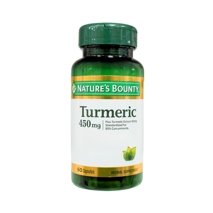 Suplemento Natures Bounty Cúrcuma 450Mg X 60 Cápsulas