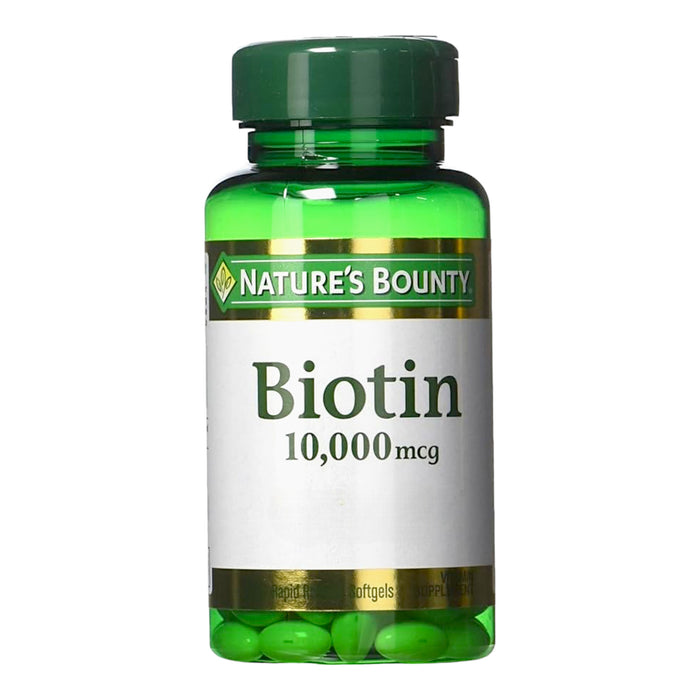 Suplemento Alimenticio Biotin 10000Mcg Natures Bounty X 120 Capsulas Blanda