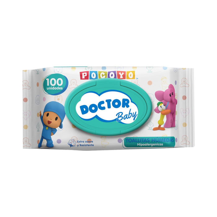 Toallas Humedas Doctor Baby Pocoyo X 100 Unidades