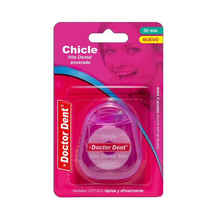 Hilo Dental Dr. Dent Encerado Chicle X 50Mts