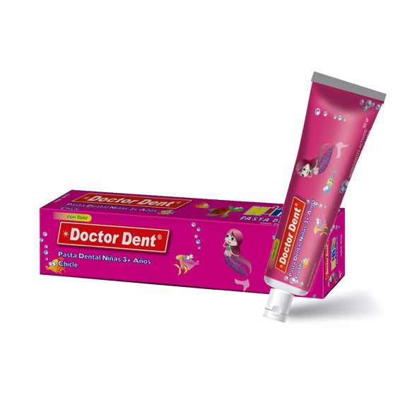 Dr Dent Kids Pasta 3 Anhos En Adelante Sirenita X 50G