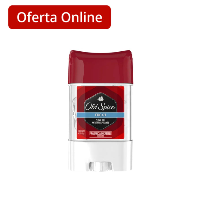 Gel Antitranspirante Old Spice Clear X 80G