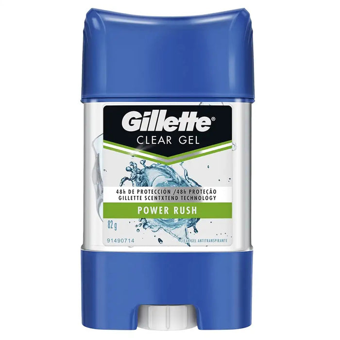 Gillette Gel Antitranspirante Power Rush X 82G