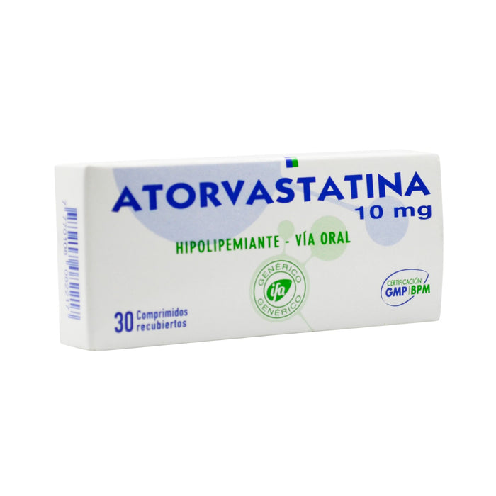 Atorvastatina 10Mg X 30 Comp (Ifa)