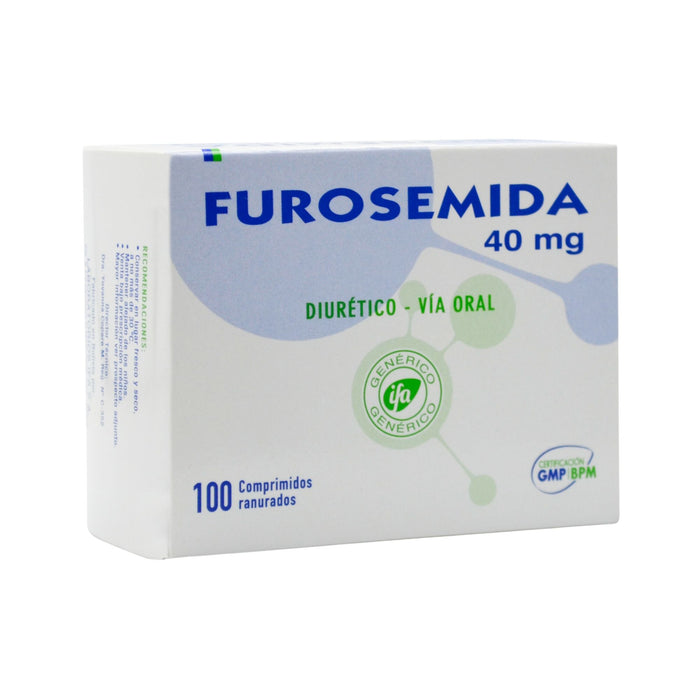 Furosemida 40Mg X 100 Comprimidos Ranurados (Ifa)