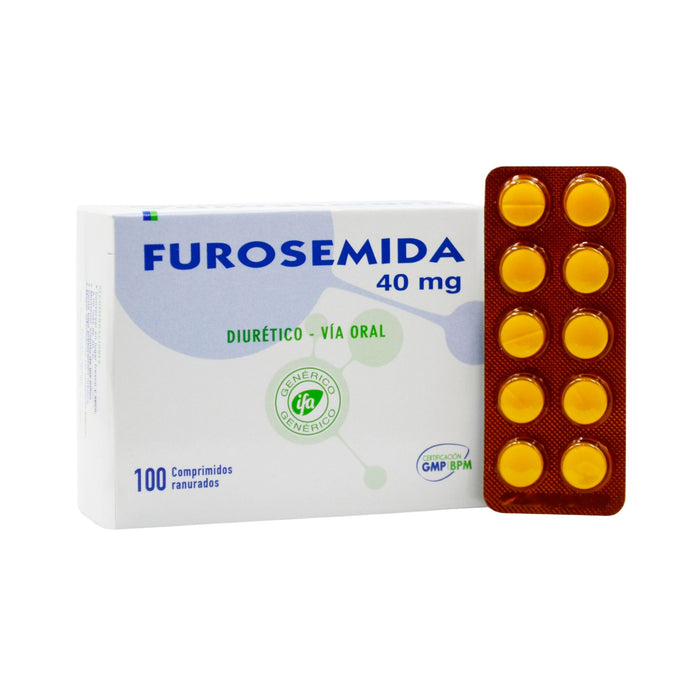 Furosemida 40Mg X 100 Comprimidos Ranurados (Ifa)