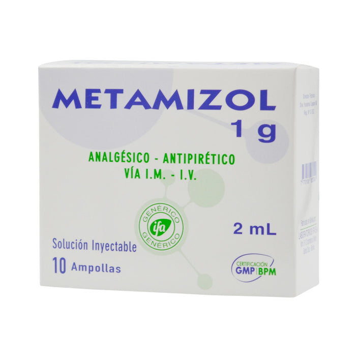 Metamizol 1Gr Im-Iv X 10 Amp 2Ml (Ifa)