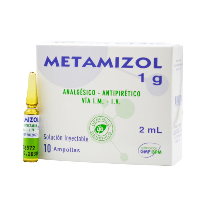 Metamizol 1Gr Im-Iv X 10 Amp 2Ml (Ifa)
