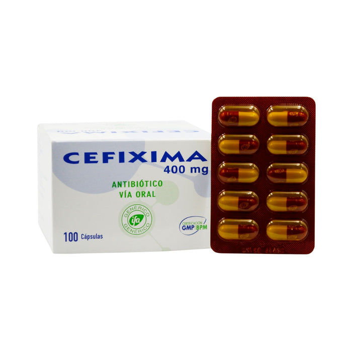Cefixima 400Mg X 100 Cap (Ifa)