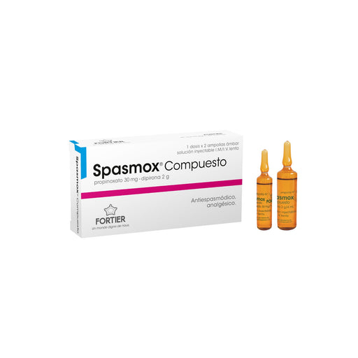 Spasmox Compuesto Dipirona/Propinox Im-Iv X 2 Ampollas