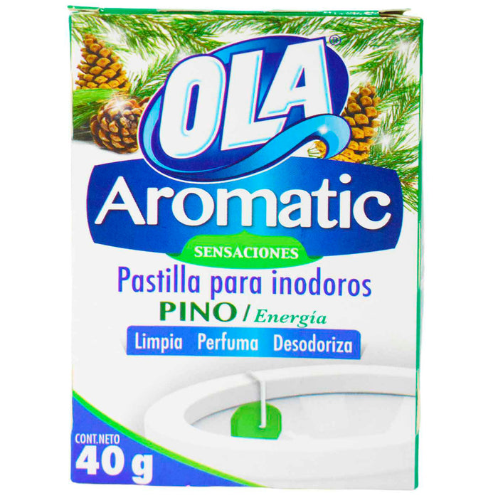 Ola Aromatic Pastilla Para Inodoro Pino X 40G