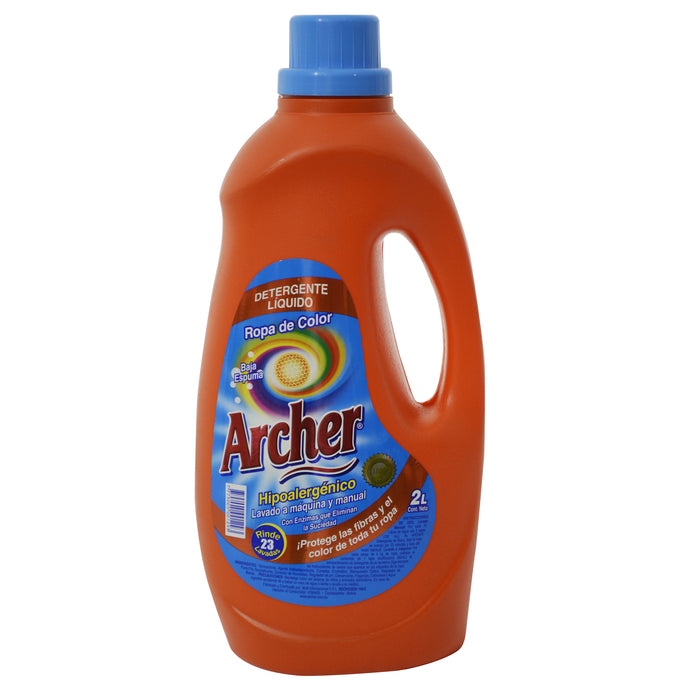 Archer Detergente Liquido Ropa De Color X 2 L