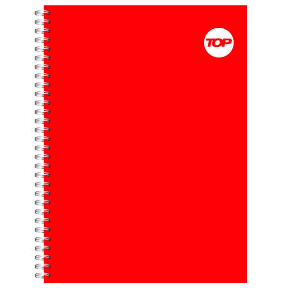 Top Cuaderno Espiral Medio Oficio X 100 Hojas Surtido